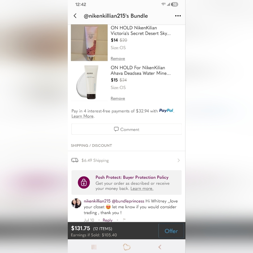 Bundle On Hold For NIKENKILIAN - Picture 3 of 3